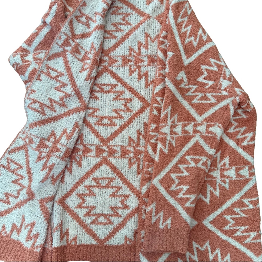 Blakely Reversible Aztec Plush Cardigan Plus One Size Brand New - Picture 6 of 6